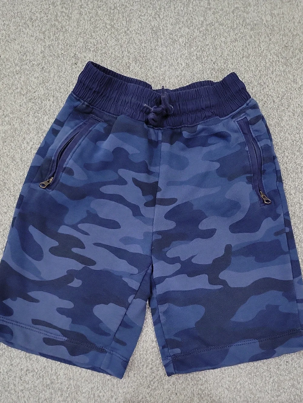 GAP Blue Navy Camo Drawstring Athletic Shorts